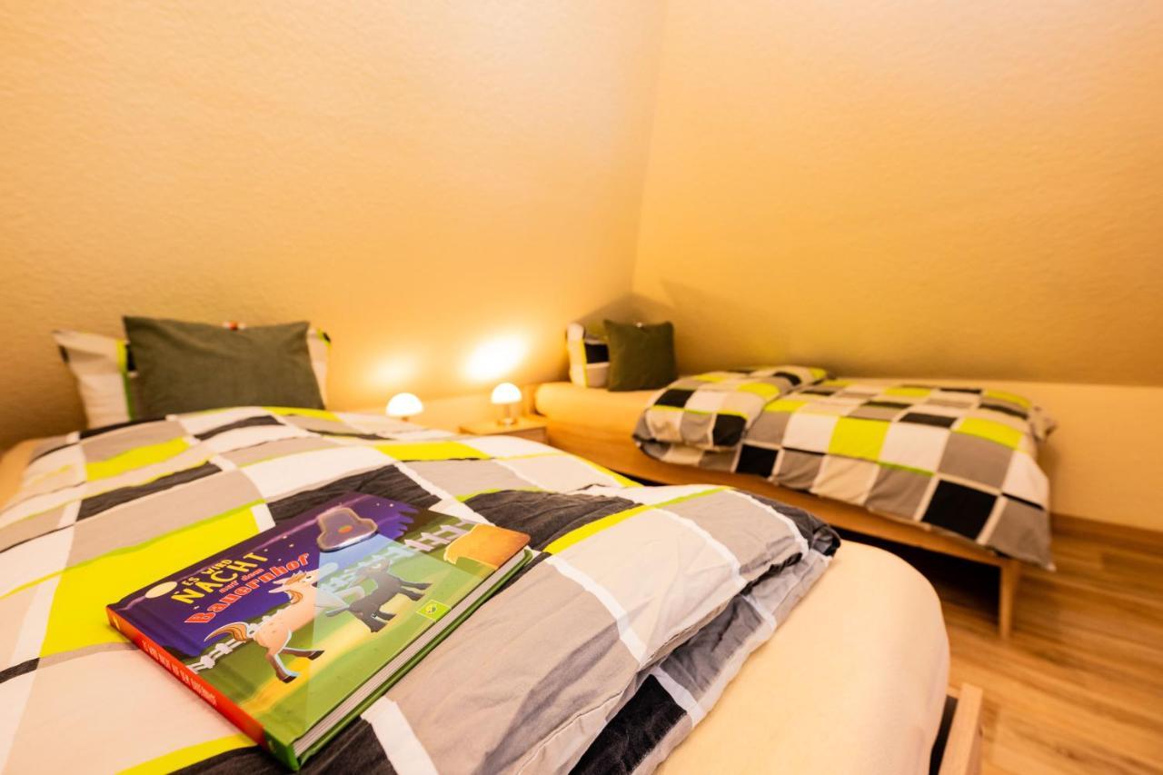 Waldblickwohnung Mit Schoener Terrasse Und Kamin Sebnitz Exterior foto